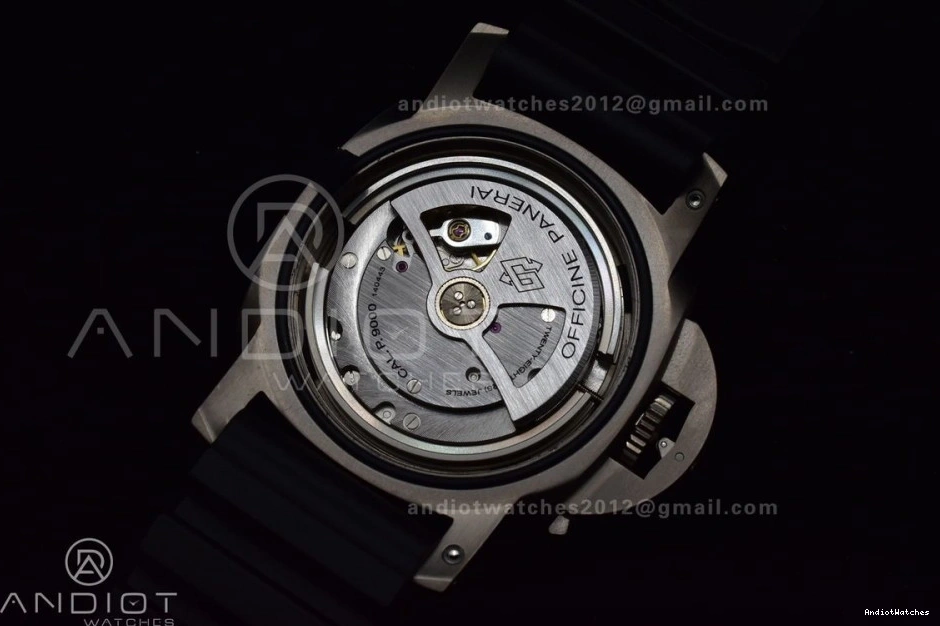 Strap 1003 O Clone V on Edition 1:1 Super Best P.9000 Black PAM389 Rubber BestValue VSF 0416